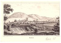 Goslar: Stadt von Nordosten, nach 1888