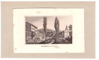 Bad Grund: Marktplatz, um 1860 (aus: sechs Ansichten)