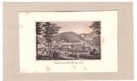 Bad Grund: Stadt von Süden, um 1860 (aus: sechs Ansichten)