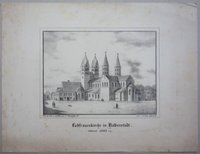 Halberstadt: Liebfrauenkirche von Südosten, 1830