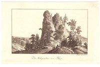 Bad Grund: Hübichenstein, um 1812 (Wiederhold: Stammbuchblatt)