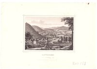 Lauterberg: Stadt und Umgebung mit Oder, um 1855 (aus: Brückner "Harz-Album")