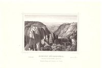 Bodetal: Blick ins Tal von der Lavièreshöhe, um 1860 (aus: Brückner "Bodetal")