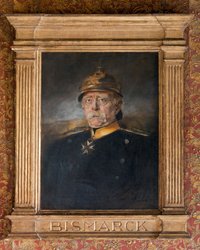 Porträt Otto v. Bismarck in Kürassieruniform von Franz von Lenbach, 1898