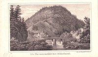 Rübeland, bei: Marmormühle am Krockstein, 1840 (aus: "Thüringen und der Harz")
