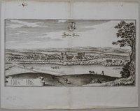 Seesen: Stadt von Nordwesten, 1654 (aus: Merian "Braunschweig")