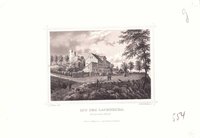 Stecklenberg: Lauenburg von Osten, um 1855 (aus: Brückner "Harz-Album")