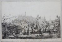 Stecklenberg: Dorf und Burg Stecklenburg von Norden, 1796