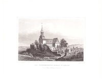 Goslar: Frankenberg-Kirche und Spital Kleines Heiliges Kreuz, 1854 (aus Lange "Der Harz")