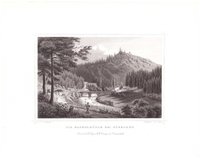 Rübeland, bei: Die Marmormühle bei Rübeland, 1854 (aus: Lange "Der Harz")