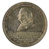 Silbermedaille zum 50-jährigen Dienstjubiläum des Regierungspräsidenten Johann Julius Albert Hecht (*1731, † 1804)