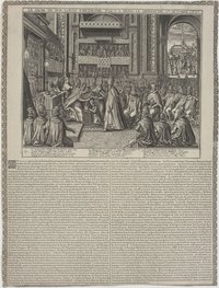 LE SACRE DU ROY LOUYS TREZIESME FAICT A REIMS LE DIMANCHE. 17. OCTOBRE. 1610.