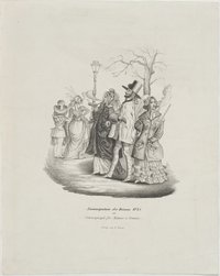 Emancipation der Damen 1845./ oder/ Sittenspiegel für Männer u. Frauen.