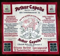 Charlottenburger des Berufsbekleidungshandels "Arthur Capelle" Berlin