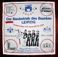Taschentuch des Baubetriebs BMK Süd Leipzig