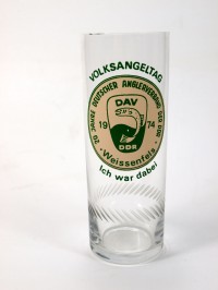 Trinkglas, Mehrzweckglas "20 Jahre Deutscher Anglerverband" DAV, 1974