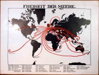 Propagandaplakat "Freiheit der Meere", 1917