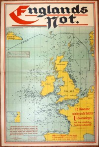 Propagandaplakat "Englands Not", 1. Weltkrieg