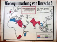 Propagandaplakat " Wiedergutmachung von...", 1. Weltkrieg 1914- 1918