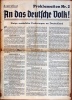 Plakat / Proklamation Nr. 2 "An das deutsche Volk!", 1945