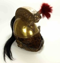 Helm für Mannschaften der Garde-Dragoner, Frankreich, Mitte 19. Jahrhundert