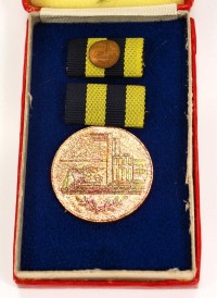 Medaille für Verdienste in der Kohleindustrie in Bronze, DDR, 1972-1989