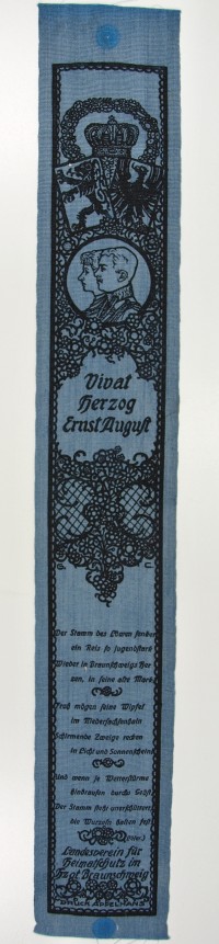 Widmungsband "Vivat Herzog Ernst August", Braunschweig 1913