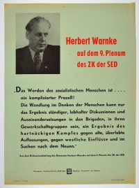 Herbert Warnke auf dem 9. Plenum des ZK der SED, 1965