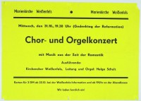 Chor- und Orgelkozert, 1990