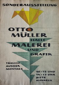 Sonderausstellung Otto Müller, Halle - Malerei und Grafik