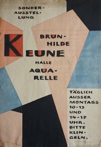 Sonderausstellung Brunhilde Keune, Halle - Aquarelle
