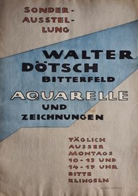 Sonderausstellung Walter Dötsch, Bitterfeld - Aquarelle und Zeichnungen