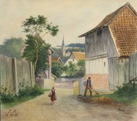 Straße aus Ilsenburg, 1895