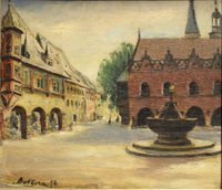 Rathaus und Marktplatz in Goslar