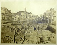 Rom. Blick auf das Forum Romanum