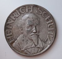 Plakette Heinrich Schütz, 1954