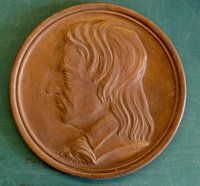 Portraitrelief Robert Schumann