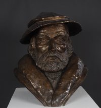 Bronzeplastik Hans Sachs,
