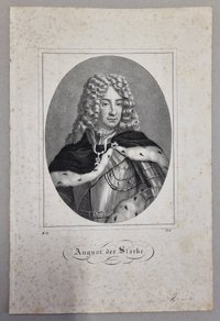 Porträt von Friedrich August I. Kurfürst von Sachsen (August dem Starken)