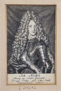 Porträt von Johann Adolf II. Herzog von Sachsen-Weißenfels