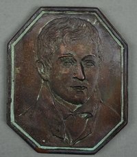 Bronzeplakette Karl Friedrich Friesen