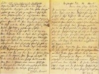 Handschriftlicher Brief von Louise von Francois (1817-1893) an Lina von Gößnitz
