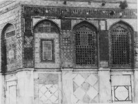 Mosaiques, détails extérieurs de la mosquée d’Omar