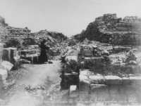 Palestine- Ruines de l’Eglise de la transfiguration sur le Thabor