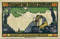 Notgeld der Stadt Pößneck, 50 Pfennig, 1921