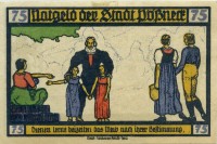 Notgeld der Stadt Pößneck, 75 Pfennig, 1921