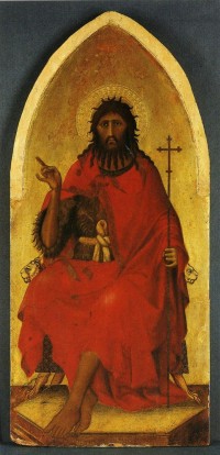 Lippo Memmi: Johannes der Täufer. Um 1225-30