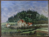 K. Fillig: Pößneck, Altenburg mit Villa Berger