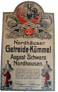 Etikett der Firma August Schwarz