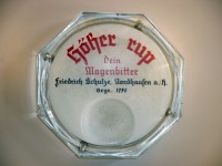 Zahlteller aus Glas der Firma Friedrich Schulze